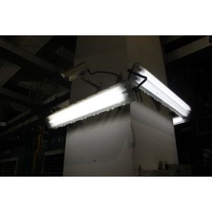 4ft Explosion Proof LED Linear Light Fixture for Hazardous Locations 2x9W /