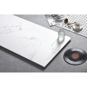 White Carrara Soft Glazed Porcelain Floor Tiles 600x1200mm