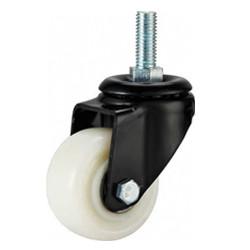 Quality light duty 2 inch white PP caster, 2.5 inch, 3 inch PP castor, swivel PP caster, mini caster for sale