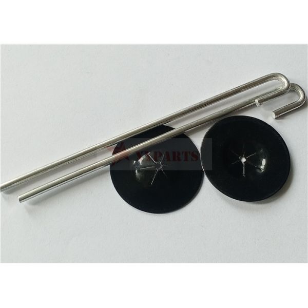 2.5mm Aluminium Solar Panel Proofing Mesh Clips With Black Coating Self Locking