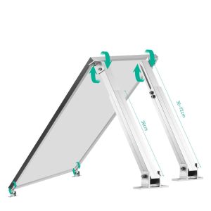 Quality 25YRS Service Life Aluminium Solar Panel Bracket Adjustable for Maximum Performance for sale