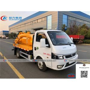 Dongfeng Tuyi 4x2 LHD 2 Tons Vacuum Sewer Suction Truck