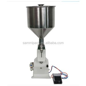 Cheap Price Big Volume Pneumatic Manual Cream Honey Liquid Filling Machine