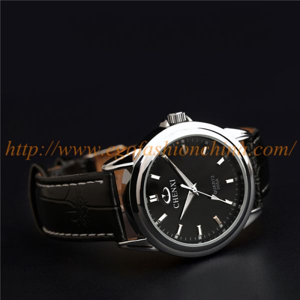 005A2 Fashion Jewelry Wholesale Leather Watches Unisex Man Woman Stainless Quartz Watches