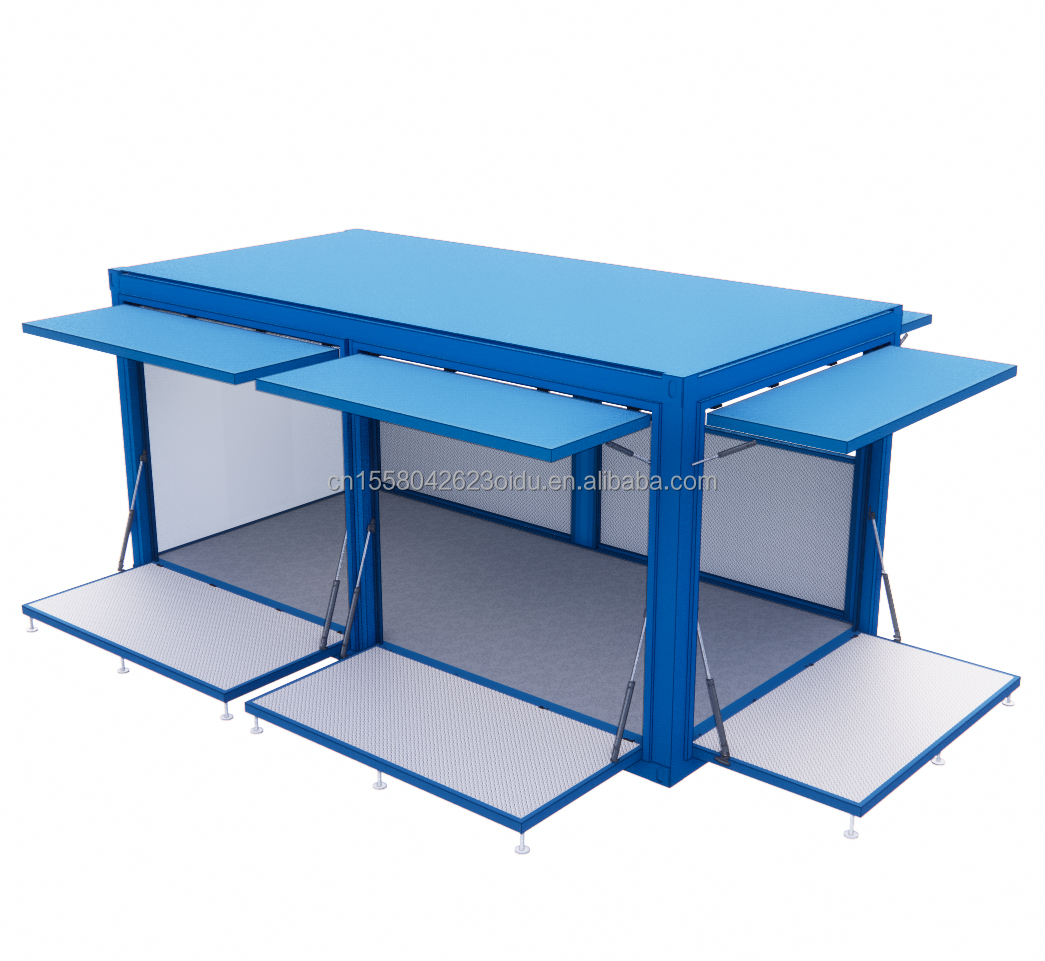 Customized Color 10ft 20ft Expandable Container Shop Pop-up Food Truck Prefab Houses for Bar Store Coffee Retail Activity Bar