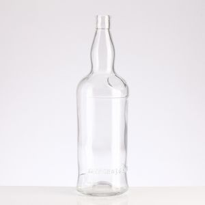 Clear 750ml Glass Vodka Liquor Wine Whiskey Bottle for Clients' Specific
