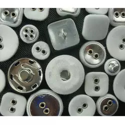 Wholesale DIY Aluminum Metal Shank shell Buttons Fabric Covered Buttons