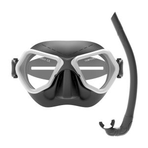 Quality 65CC Bifocal Goggles Lens Snorkel Mask Set Freediving Equipment for sale
