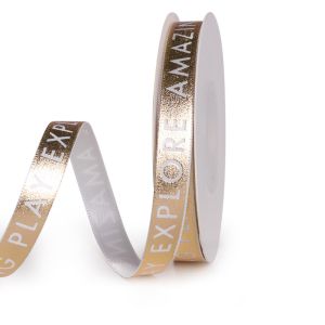 Chinese Supplier Printed wrapping gift ribbon custom cake packaging ribbon