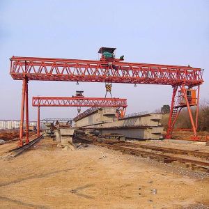 Remote Control Truss Type Electric Rail Traveling Gantry Crane Double Girder