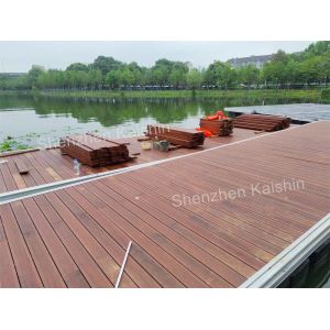 Residential Marine Floating Dock Pontoon Aluminum Alloy 300mm