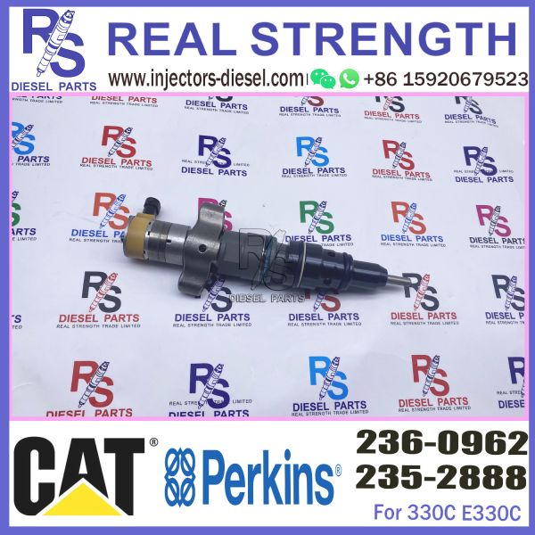 Diesel Engine Fuel InjectorExcavator Accessories Diesel Motor Parts 236-0962 235-2888 for Caterpillar CAT 12H 330C 637D