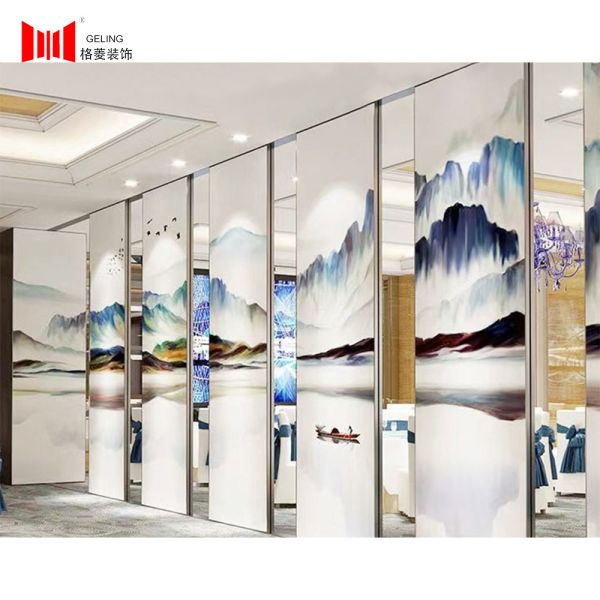 Buy Customized Modular Movable Partition Wall Pattern Surface 1230mm Width at wholesale prices