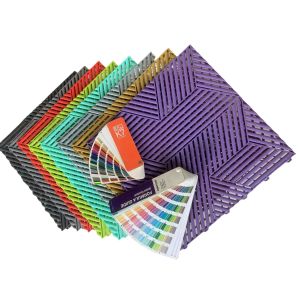 UV Resistant Interlocking Garage Tiles 400*400 Garage Puzzle Flooring