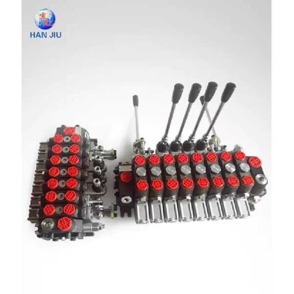 Dcv100 Sectional Mobile Directional Valves 4 Way 3 Position Spring Return Manual Control 100 L/M