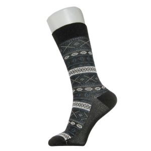 custom logo, design Multi Jacquard socks