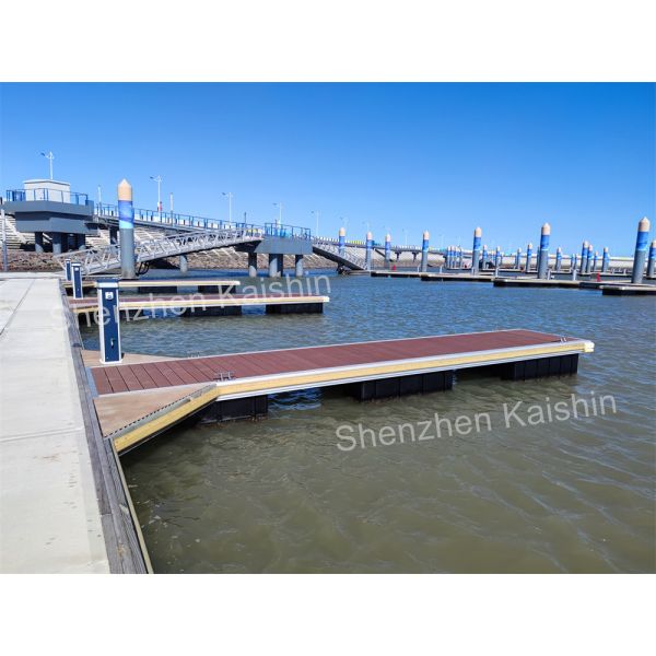 Aluminum Floating Docks Waterproof Decking Plastic Marine Alloy Floating Dock