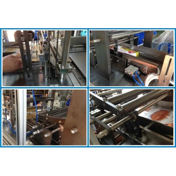 BOPP Plastic Film Box Cellophane Overwrapping Machine , Cellophane Wrapping Equipment