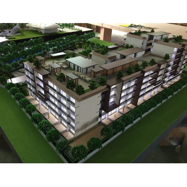 Led lighting architectural modeling supplies, real estate scale mockup with details