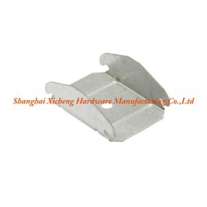 Galvanized Steel Metal Stamping Parts , Zinc Plating Steel Spring Clips