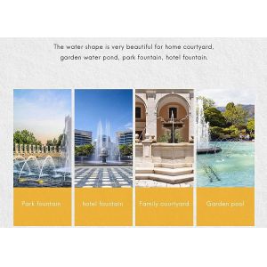 CCC DN40 Brass Ice Tower Water Fountain Spray Nozzle