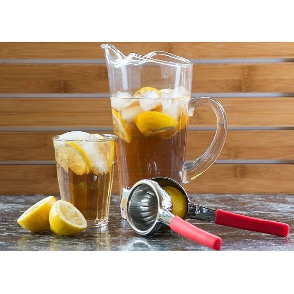 Buy Kitchen Gadget Stainless Steel Lemon Citrus Squeezer With Soft PVC Handle at wholesale prices