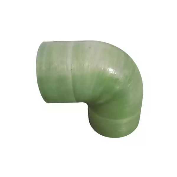 High Conveying Capacity GRP Flanged Pipe Elbow Molded Green FRP Fittings