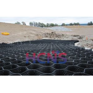 Custom Honeycomb HDPE Geocell Geocellular Confinement Systems 100mm