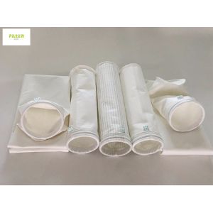 High Temperature 550GSM Acrylic Baghouse Filter Bags White