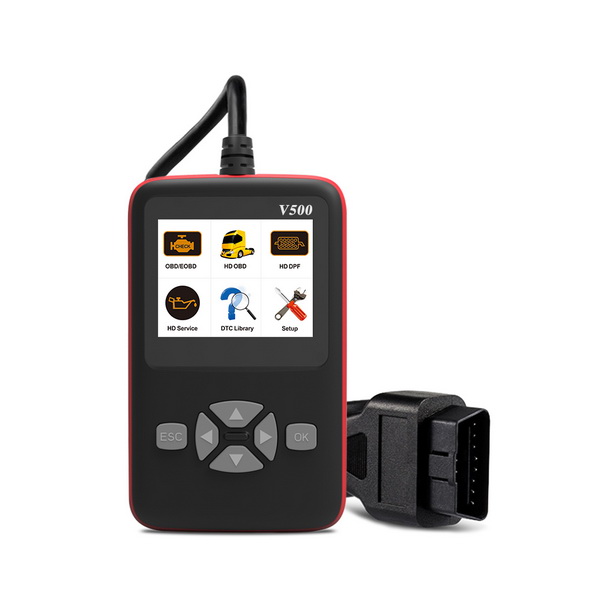V500 Heavy Duty Trucks Diesel Engine can obd Scanner diagnostic reader