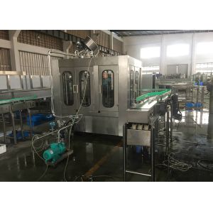 CO2 Carbonated Sparking Water Bottle Filling Equipment , Juice Filling Machine