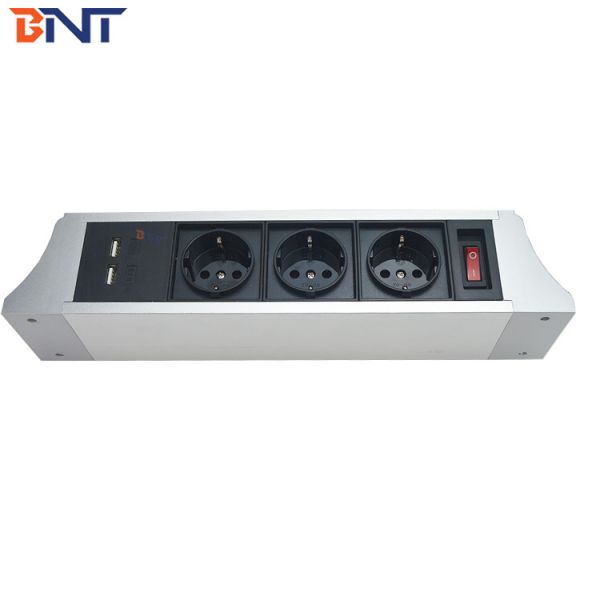 Buy Office Hanging Desktop Power Center With Double USB Charger Interfaces at wholesale prices
