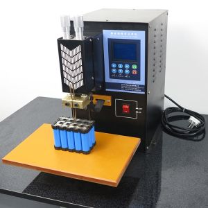 Battery Tab Li Ion Spot Welder Pneumatic Moving Microcomputer Control
