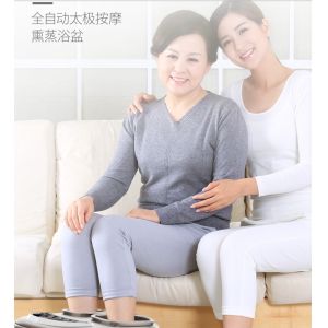 Remote Control Foot Bath Massager Bubbling Water And Electricity Separation