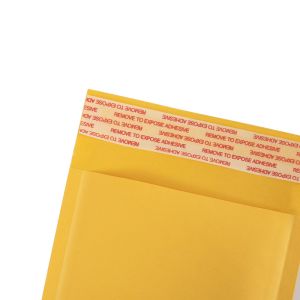 China Adhesive Tamper Evident 30 Micron Kraft Bubble Mailer on sale