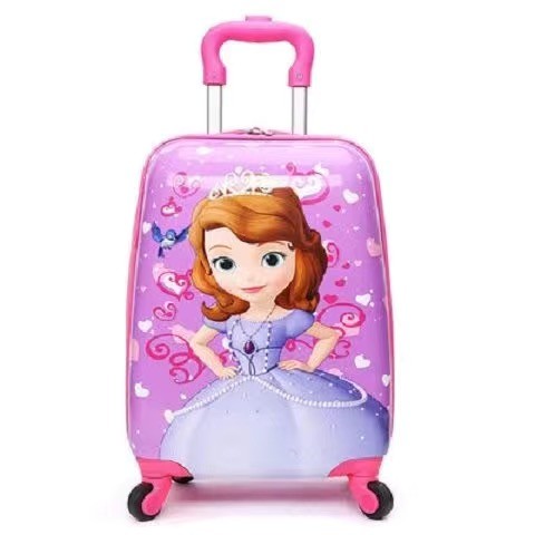 Buy Multiscene Large Childrens Pink Suitcase Moistureproof Polyester Material at wholesale prices