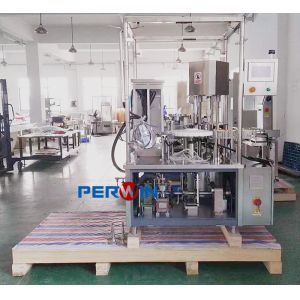 Plastic Test Tube Filling And Capping Machine , Sticker Labeling Machine
