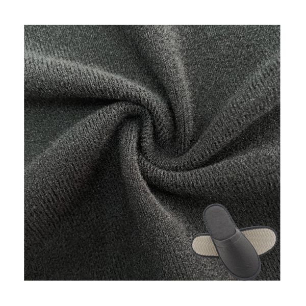 Buy 100% Polyester Soft Knitted Velvet Fabric Customized With Plain Dyed Pattern at wholesale prices