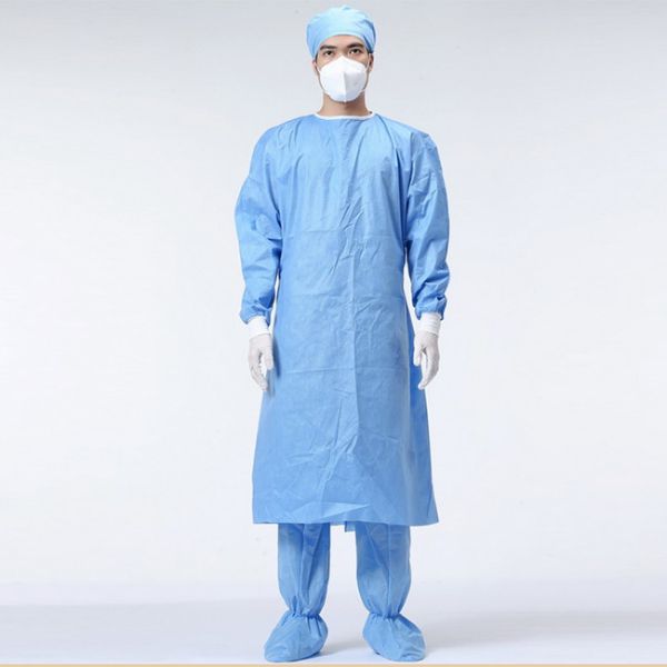 Buy Knitted Cuff Back Ties Ophthalmology FDA Surgeon Gown at wholesale prices