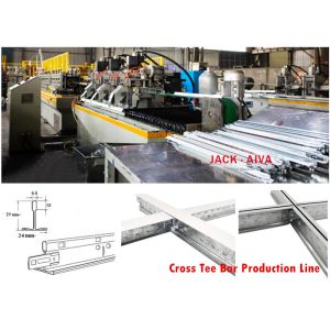 Cross T Grid Roll Forming Machine, Cross T bar Roll Forming Line