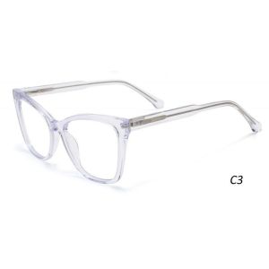 Cat Eye Acetate Optical Frame Eyeglasses For Women Colorful Eyewear