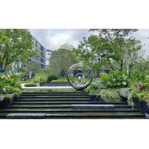 Contemporary Outdoor Abstract Metal art Landscape Sculpture