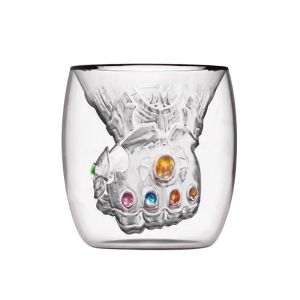 Beverage Thanos Glove Double Borosilicate Glass Cup 400ml