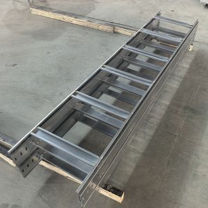 Indoor Outdoor Ladder Type Cable Tray With High Corrosion Resistance 50mm-200mm