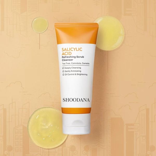 High Quality Korean Hyaluronic Acid Whitening Facial Cleanser Cream Anti-acne