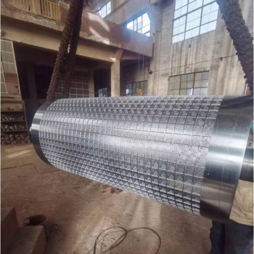 Buy CNC Engraved Metal Embossing Roller Industry Plastic Embossing Roller at wholesale prices