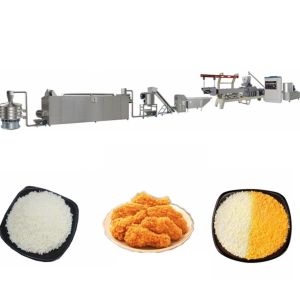 Food Grade SS Puffing Bread Crumb Production Line Machine 100kg/H
