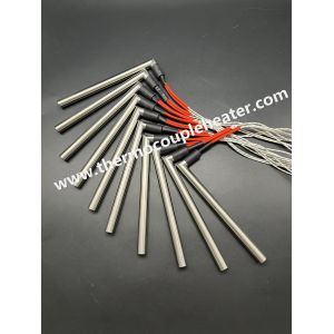 Moistureproof IP65 Cartridge Heaters Customized With 90° Right Angle