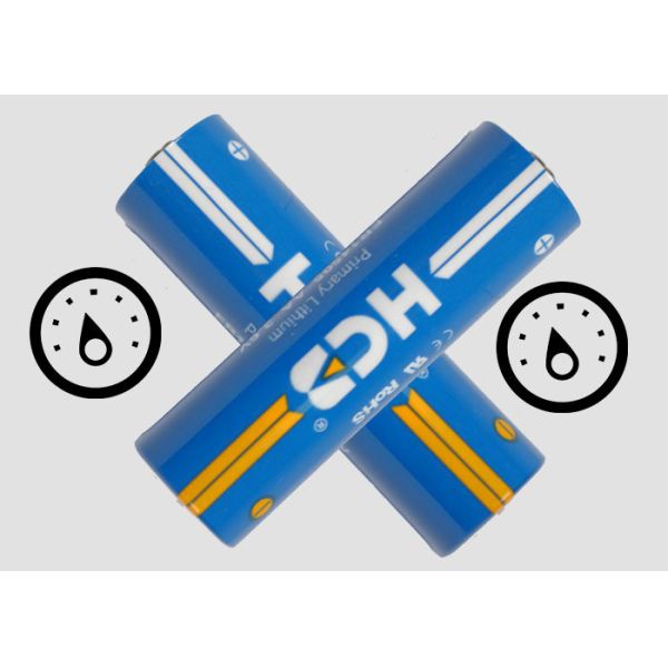 Li-SOCl2 High Voltage Battery 1000mAh ER10450 Water proof long shelf life low passivation effect