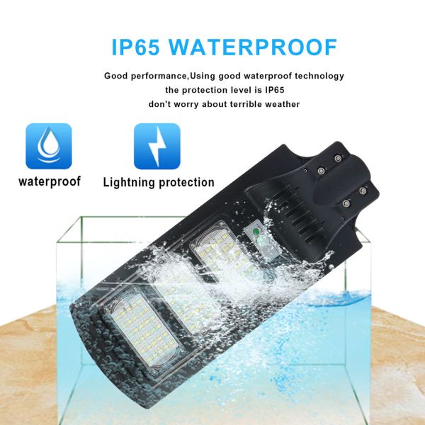 DC 6V Integrated Solar Street Light 90w 15300 Lumens Smd Beads 5V 12W Solar Powered Street Lamp